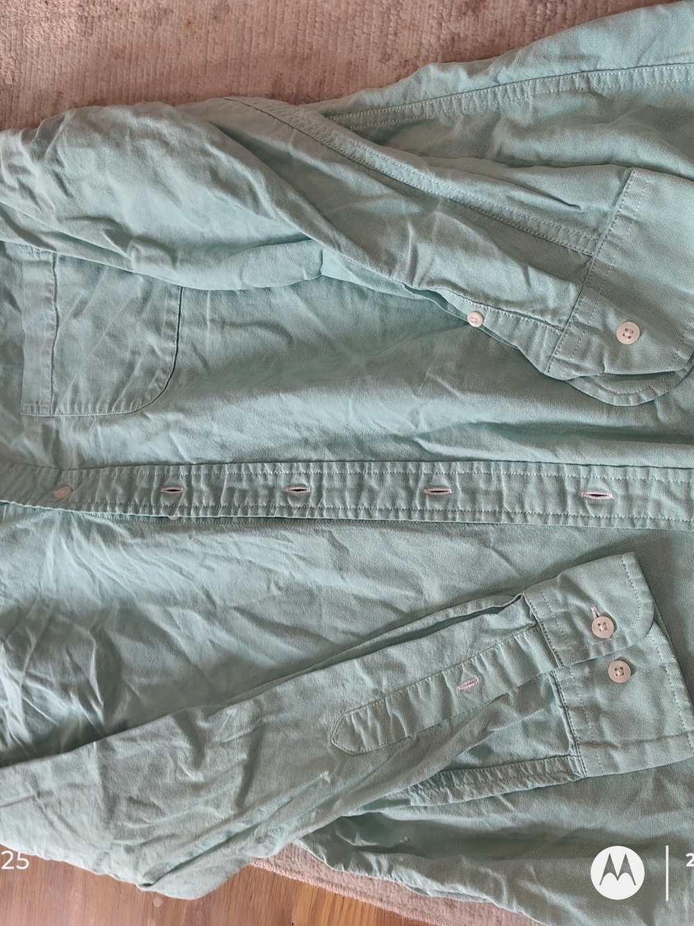 Saddlebred Mint Green Lightweight Button-Up Shirt Jacket